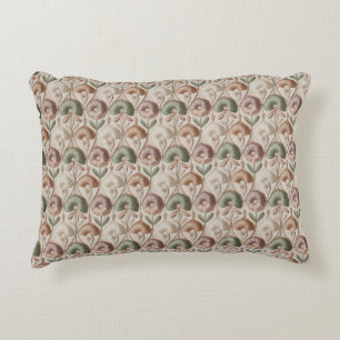 Vintage Seamless Pattern Accent Pillow