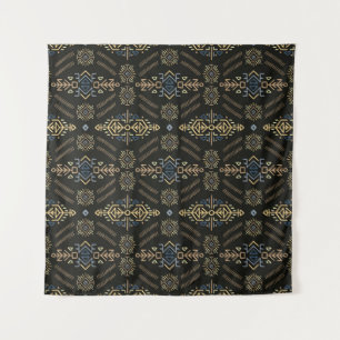 Vintage Seamless Pattern in Ethnic Style. Trendy h Tapestry