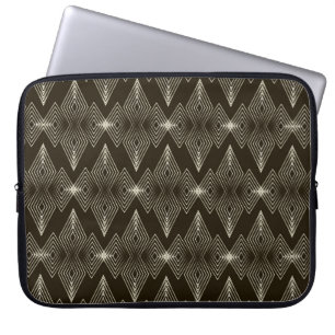 vintage seamless pattern ornament with stylized ge laptop sleeve