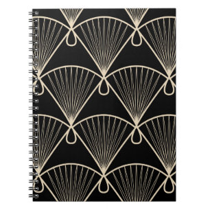 vintage seamless pattern ornament with stylized ge notebook