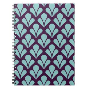 Vintage Seamless pattern. Stylish abstract art dec Notebook