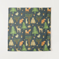 vintage seamless pattern with cute images of bear,