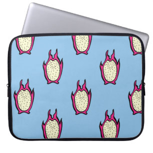 Vintage seamless pattern with hand drawn dragon fr laptop sleeve