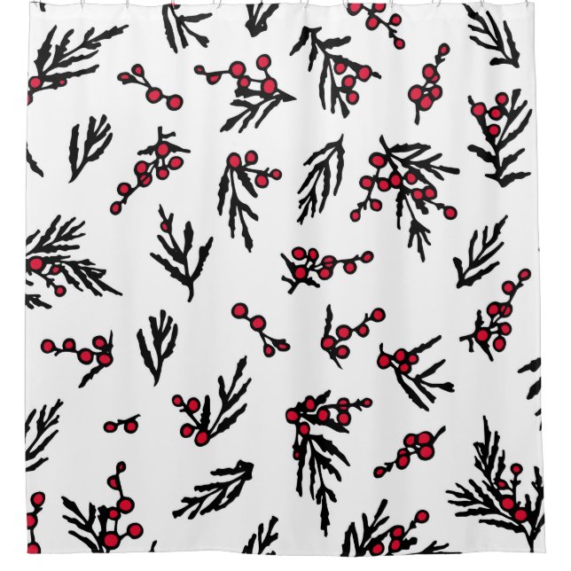 Vintage seamless pattern with hand drawn winter be (Front)