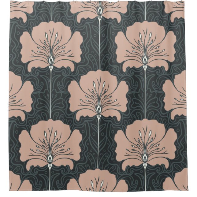 Vintage seamless pattern with pink flowers. Art no (Front)