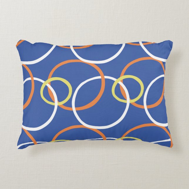 vintage seamless texture background pattern. Hand  Accent Pillow (Front)