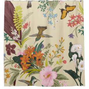 vintage seamless vintage floral pattern. Exotic fl