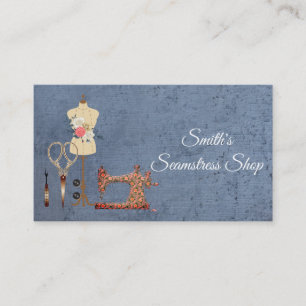 Vintage Seamstress Business Card