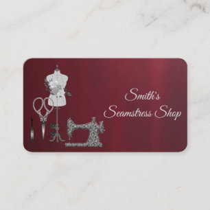 Vintage Seamstress Business Card