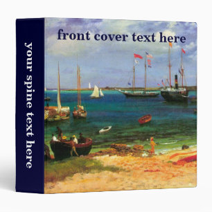 Vintage Seascape, Nassau Harbour by Bierstadt Binder