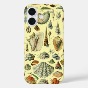 Vintage Seashell Print Adolphe Millot Coastal  iPhone 16 Case