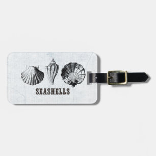Vintage Seashells Luggage Tag