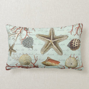 Vintage Seashells...pillow Lumbar Pillow