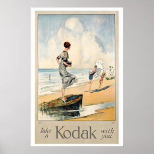 Vintage Seaside Advert Photography Vintage Poster