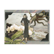 Vintage Seaside Collage Postcard