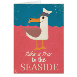 Vintage Seaside travel poster