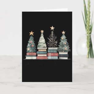 Vintage Seasons Readings All Booked For Christmas  Card