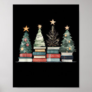 Vintage Seasons Readings All Booked For Christmas Poster