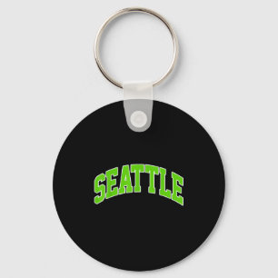 Vintage seattle school spirit go seattle love Vint Keychain
