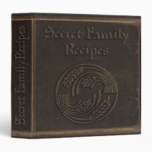 Vintage Secret Family Recipes Binder