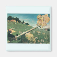 Vintage See Saw Margery Daw, Jessie Willcox Smith