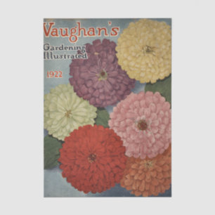 Vintage Seed Catalog Vaughan's, 1922 Tissue Paper