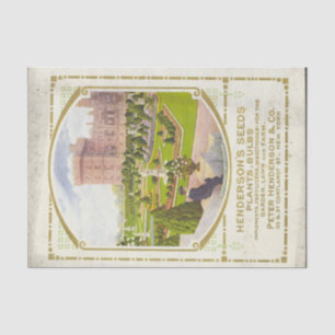 Vintage Seed Catalogue Henderson's Seeds and Plant Tissue Paper