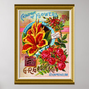 Vintage Seed Catalogue Poster