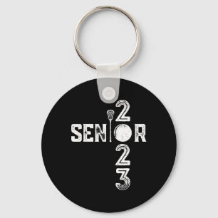 Vintage Senior 2023 Lacrosse Cl Of 2023 Boys Girls Keychain