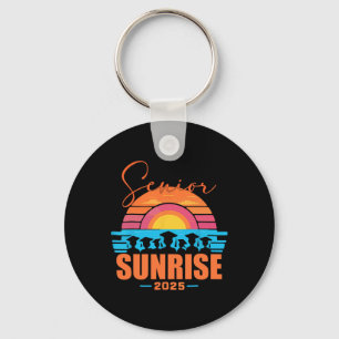 Vintage Senior Sunrise 2025 Seniors Of Cl Graduati Keychain