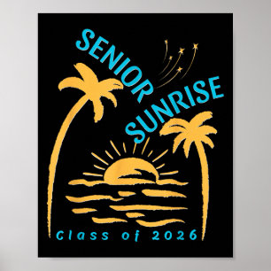 Vintage Senior Sunrise 2026 Seniors Of Cl Graduati Poster