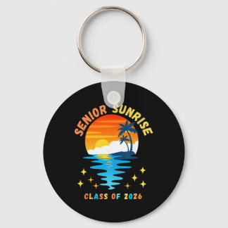 Vintage Senior Sunrise 2026 Seniors Of Cl High Sch Keychain