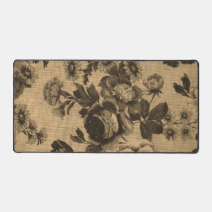 Vintage Sepia Floral, Antique