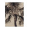 Vintage Sepia Retro Hawaiian Palm Tree Template