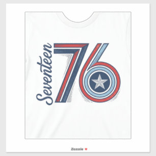 Vintage Seventeen 76 Patriotic Vector Shirt Design