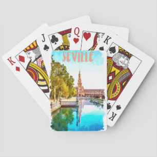 Vintage Sevilla Spain Andalucia  Playing Cards
