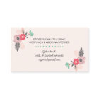 Vintage Sewing Machine and QR Code Boho Floral