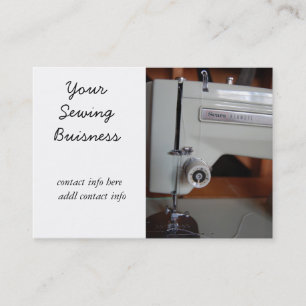 vintage sewing machine business cards