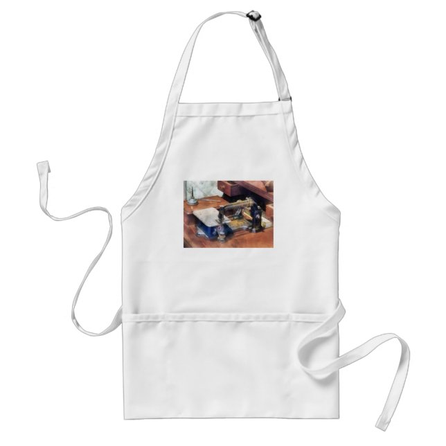 Vintage Sewing Machine Circa 1850 Standard Apron (Front)