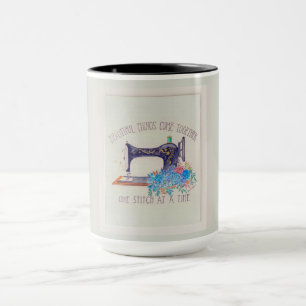 Vintage Sewing Machine Mug