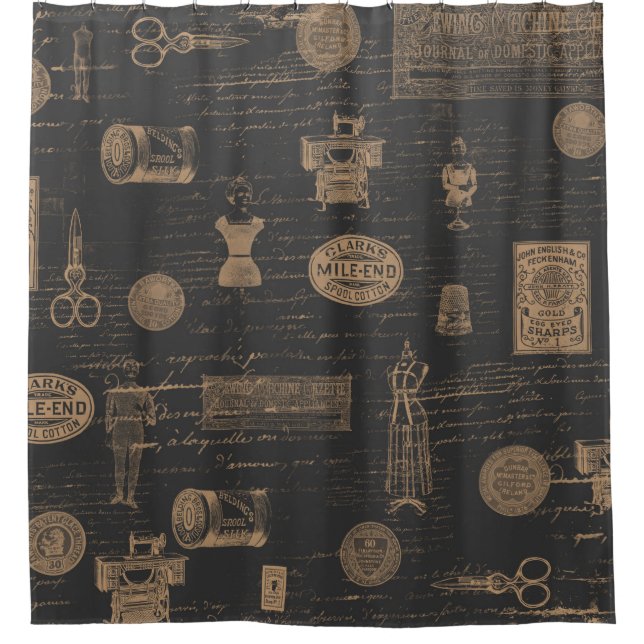 Vintage Sewing Notions Black (Front)