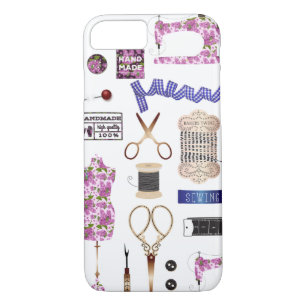 Vintage Sewing & Seamstress Decor Case-Mate iPhone Case