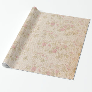 Vintage Shabby Chic Floral Style 296 Wrapping Pape Paper