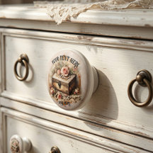 Vintage Shabby Chic Jewellery Pink Roses