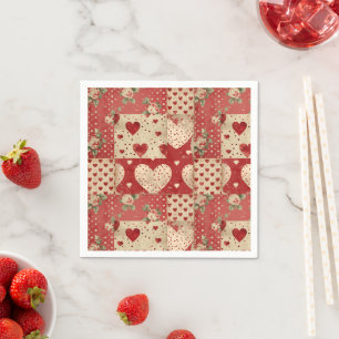 Vintage shabby chic napkin