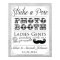 Vintage Shabby Chic Photo Booth Wedding Sign
