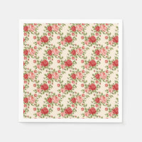 Vintage Shabby Chic Roses Pattern