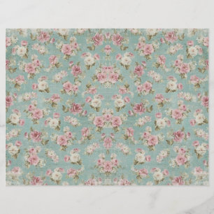 Vintage Shabby Chic Scrapbook Paper