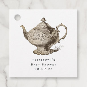 Vintage Shabby-Chic Tea Party Favour Tags