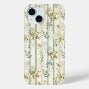 Vintage Shabby Style Inspired iPhone 15 Case